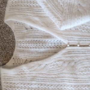 Sezane Susanna Cardigan Écru. - Size L